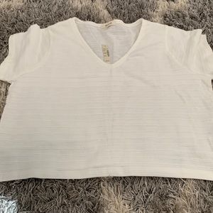 Madewell cropped tee